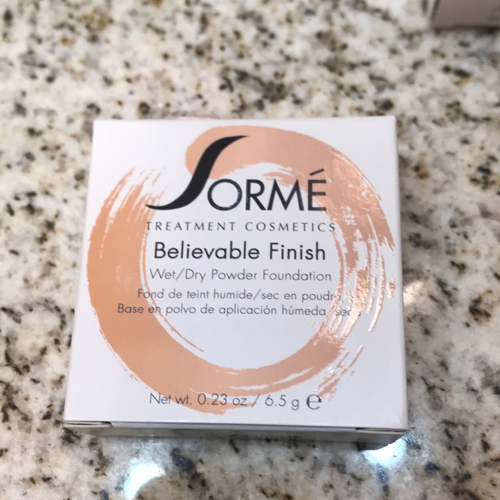 Sorme believable finish wet/dry powder foundation